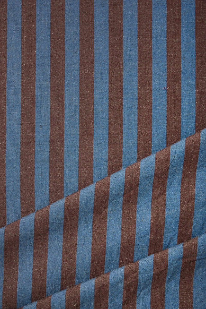 Organic Cotton/Linen Stripe in Workwear