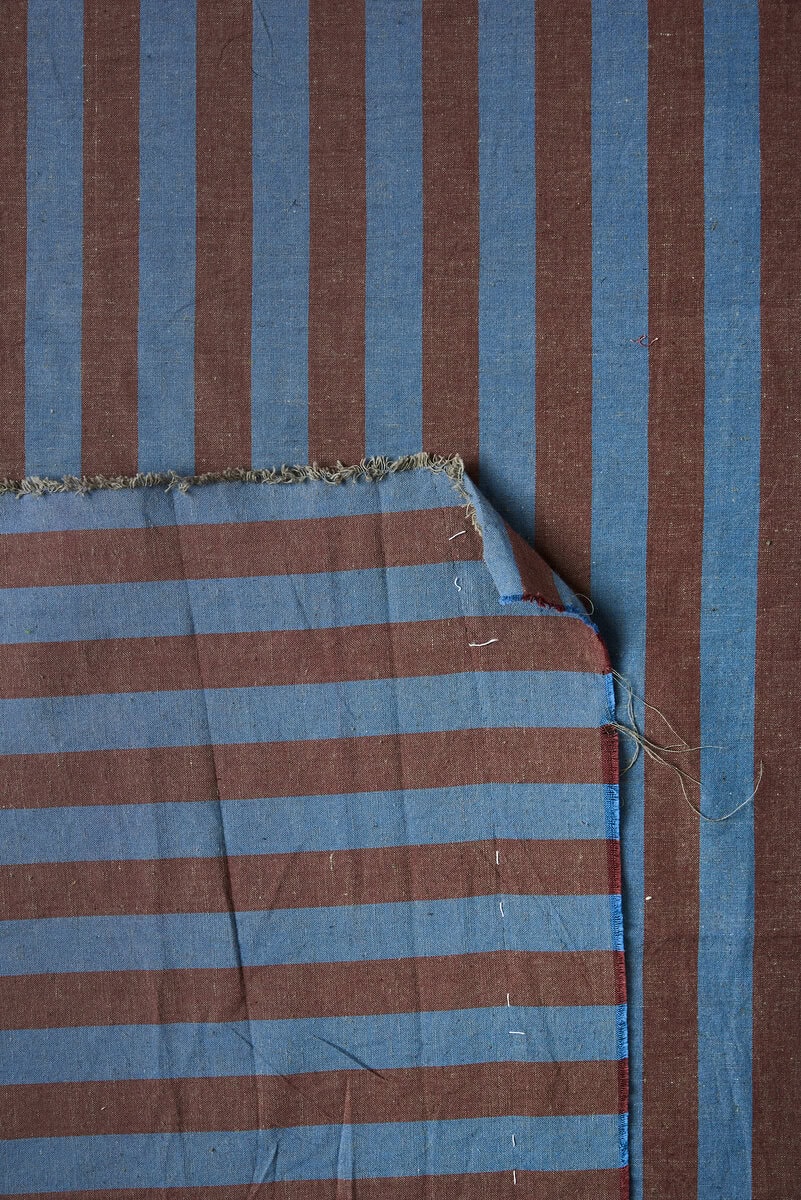 Organic Cotton/Linen Stripe in Workwear - Image 3