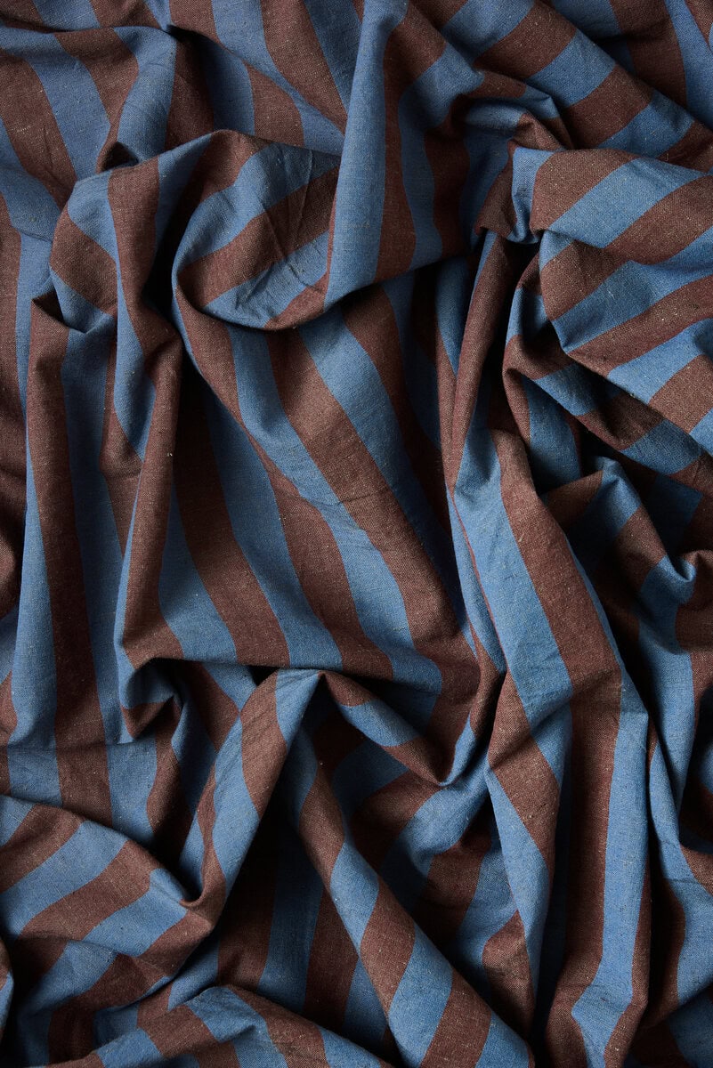 Organic Cotton/Linen Stripe in Workwear - Image 4