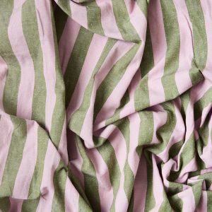Organic Cotton/Linen Stripe in Cecily - Image 4