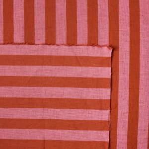 Organic Cotton/Linen Stripe in Pink Blush - Image 4