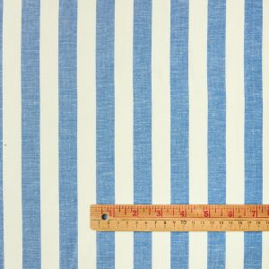 Organic Cotton/Linen Stripe in Amafli - Image 2