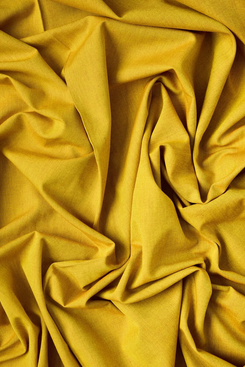Artisan Yarn-Dyed Cotton in Yellow/Copper - Image 4