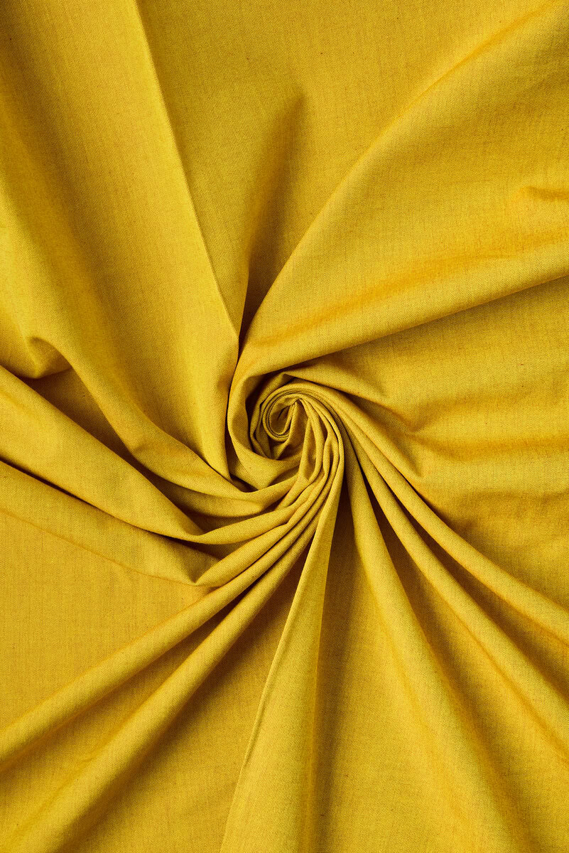 Artisan Yarn-Dyed Cotton in Yellow/Copper - Image 5
