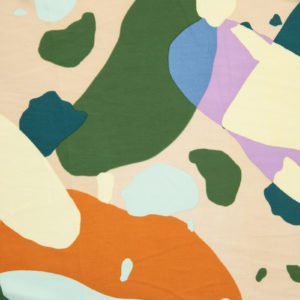 Telio Picasso Poplin in Cream Multi
