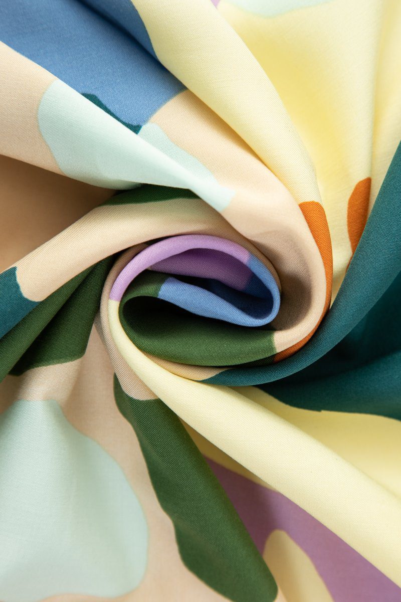 Telio Picasso Poplin in Cream Multi