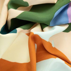 Telio Picasso Poplin in Cream Multi