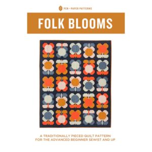 Pen + Paper Patterns - Folk Blooms Quilt Pattern