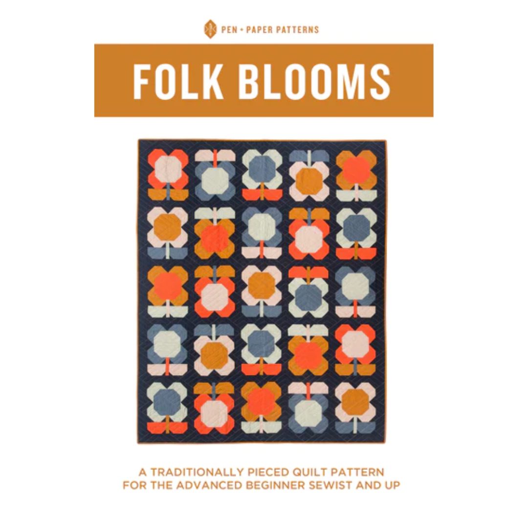 Pen + Paper Patterns - Folk Blooms Quilt Pattern