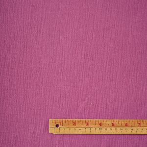 Alternative view of Solid Double Gauze in Magenta