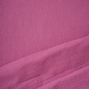 Solid Double Gauze in Magenta