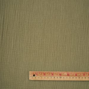 Alternative view of Solid Double Gauze in Moss