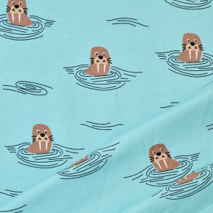 Brushed Sweatshirt Knit - Walrus