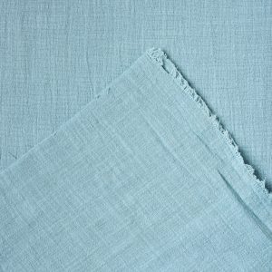 Washed Cotton Slub in Robins Egg - Image 3
