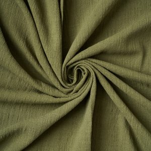 Washed Cotton Slub in Dill - Image 5