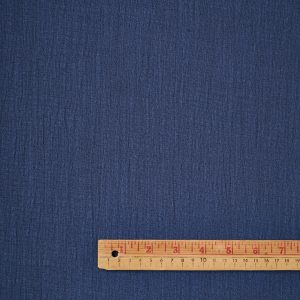 Washed Cotton Slub in Denim - Image 2