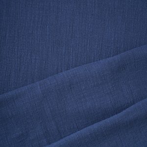 Washed Cotton Slub in Denim