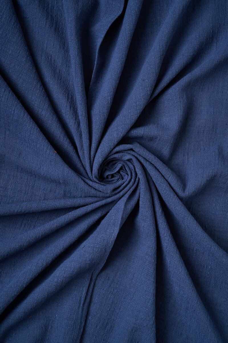 Washed Cotton Slub in Denim - Image 5