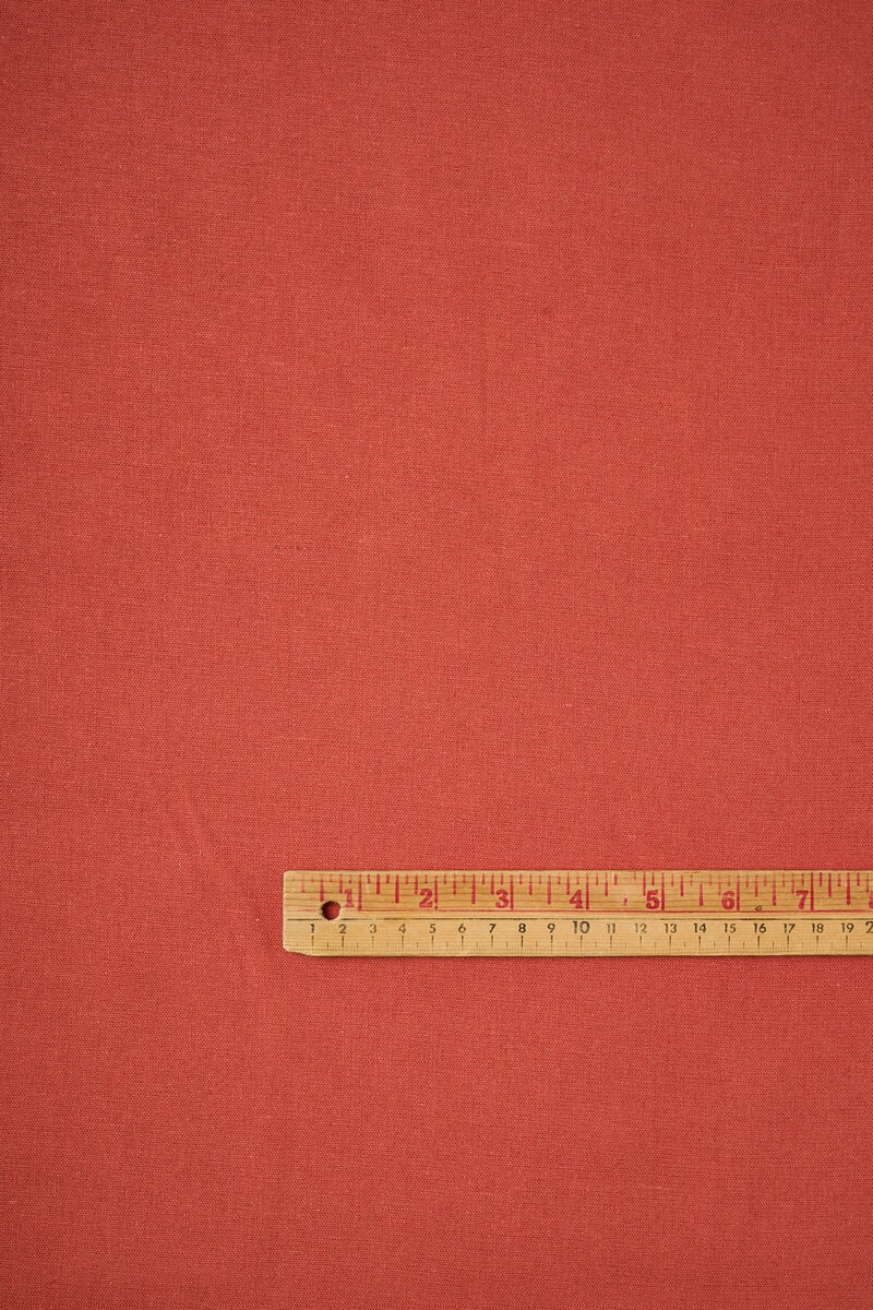 Stretch Linen/Viscose in Terracotta - Image 2