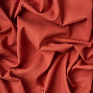 Stretch Linen/Viscose in Terracotta - Image 4