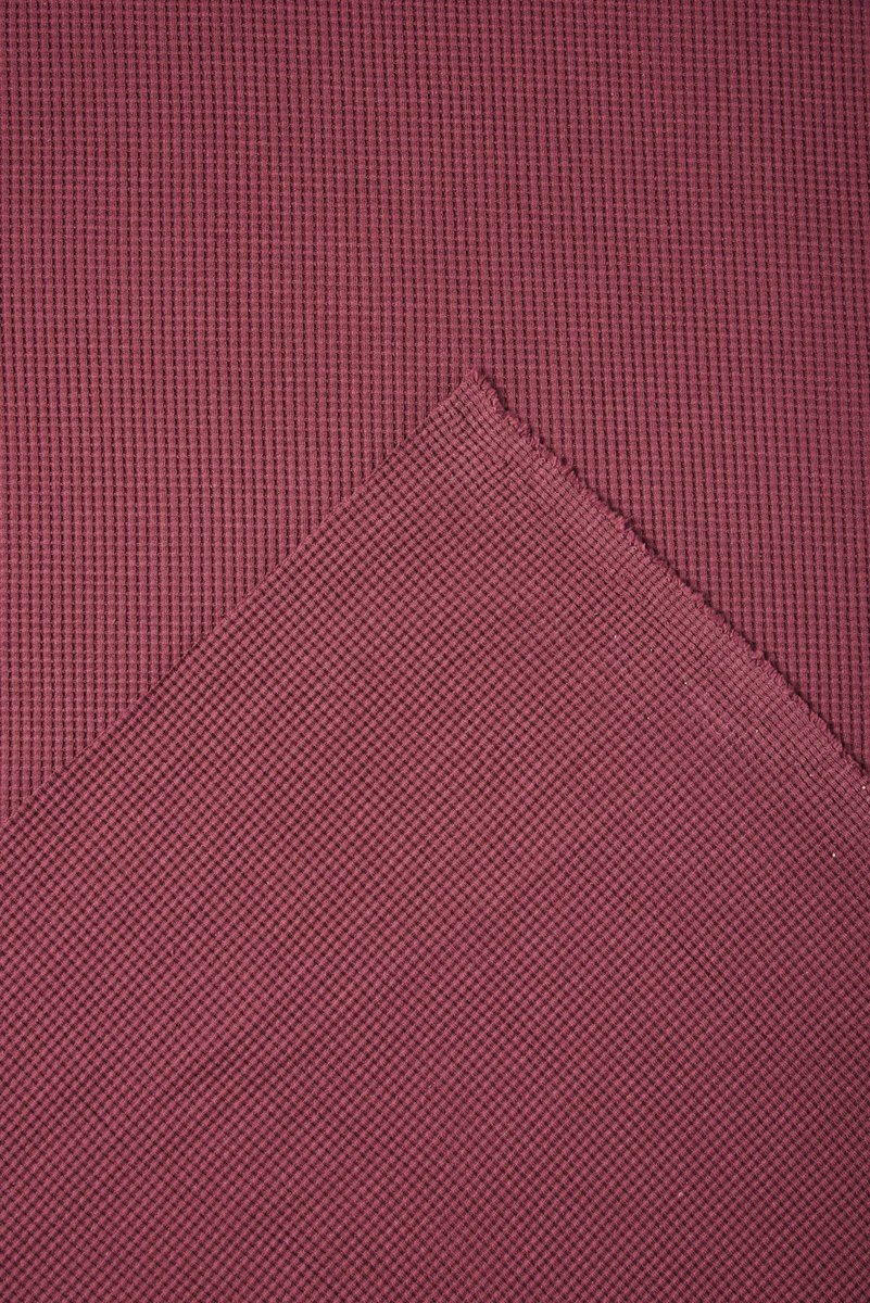 Waffle Knit in Aubergine - Image 3