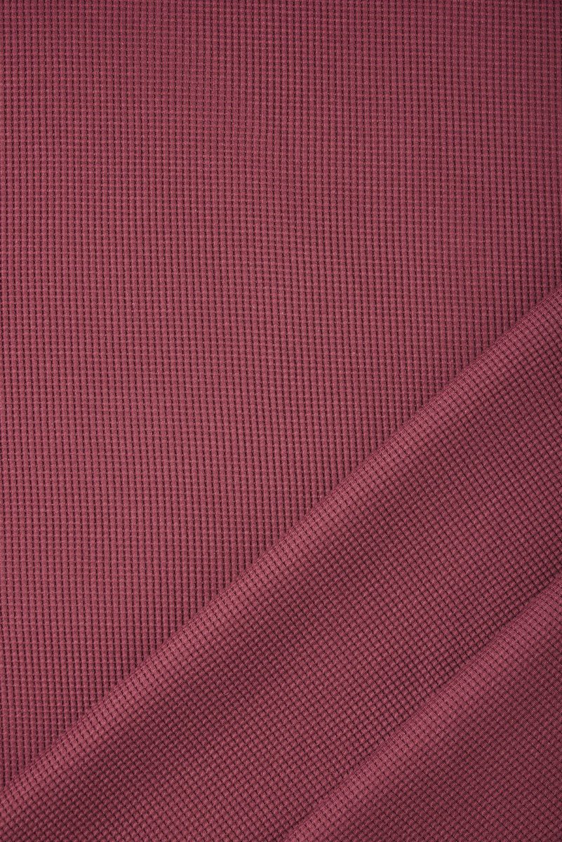 Waffle Knit in Aubergine