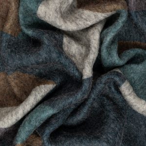 Boiled Wool Sweater Knit in Cool