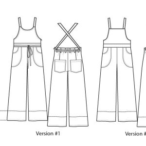 Sew House Seven Burnside Bibs Pattern (2 Sizes Available) - Image 2