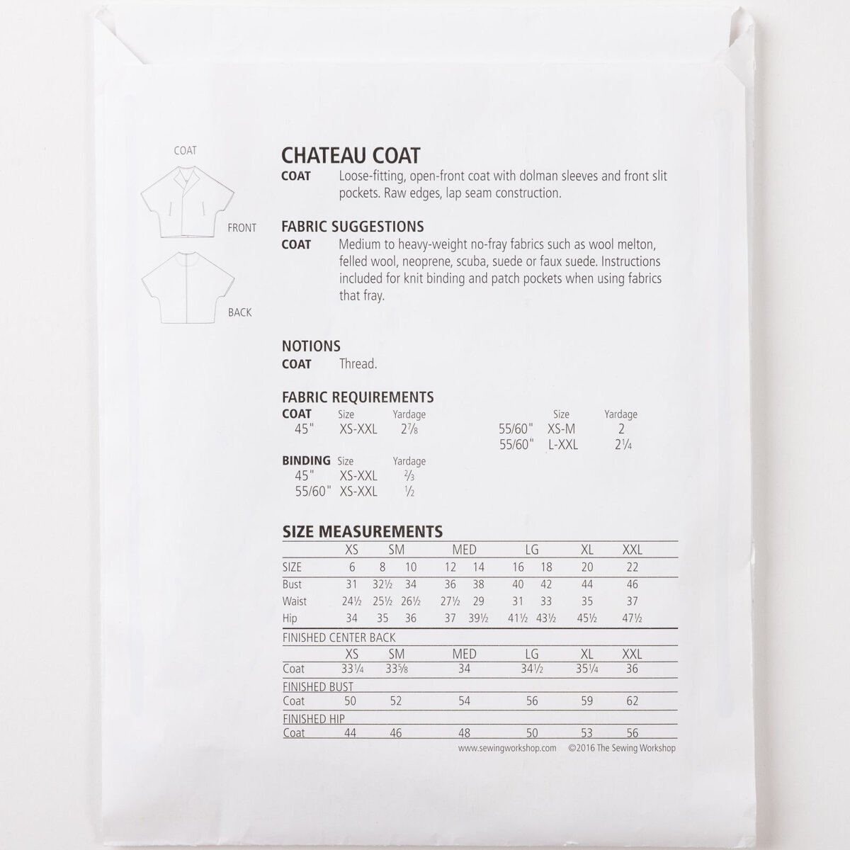 The Sewing Workshop Chateau Coat - Image 2
