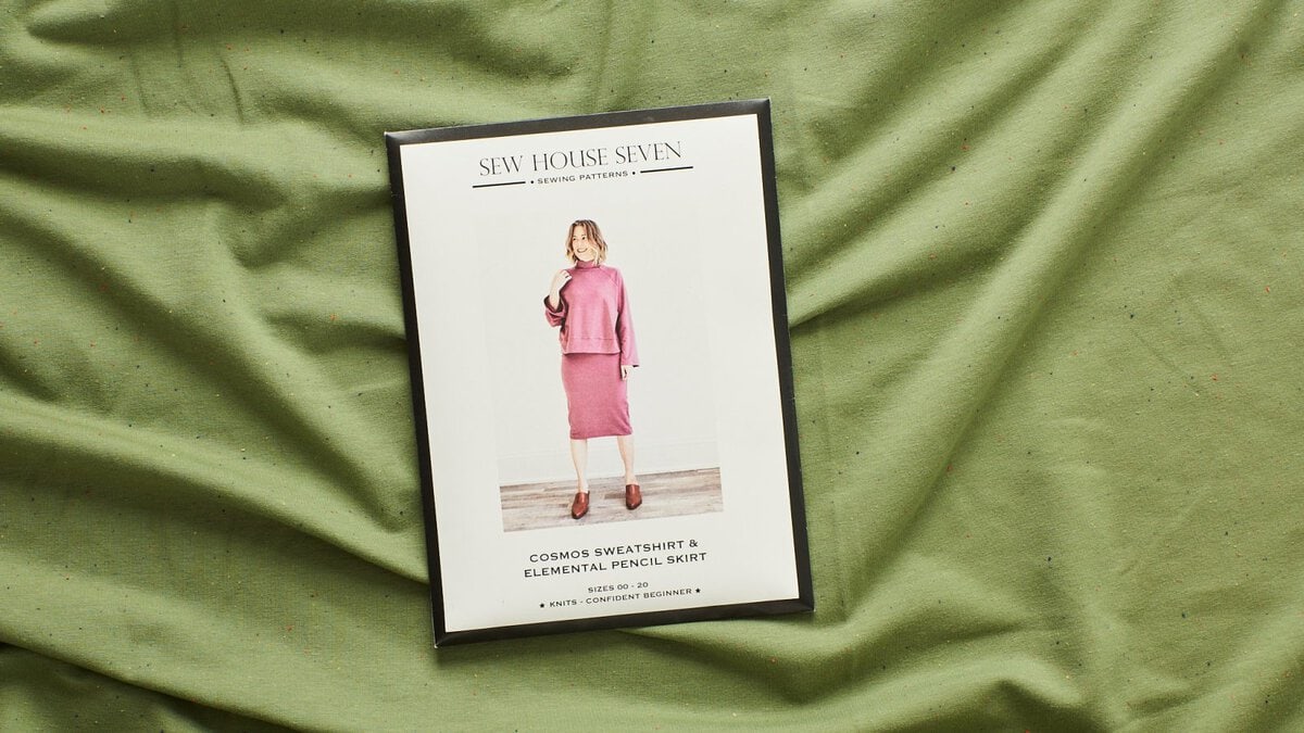 Sew House Seven Cosmos Sweatshirt & Elemental Skirt Pattern (2 Sizes Available)