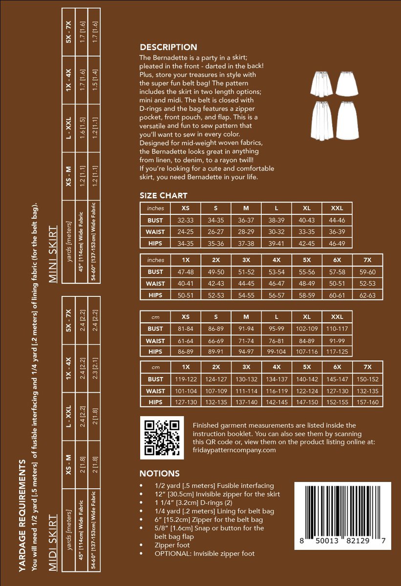 Friday Pattern Company Bernadette Skirt - Image 3