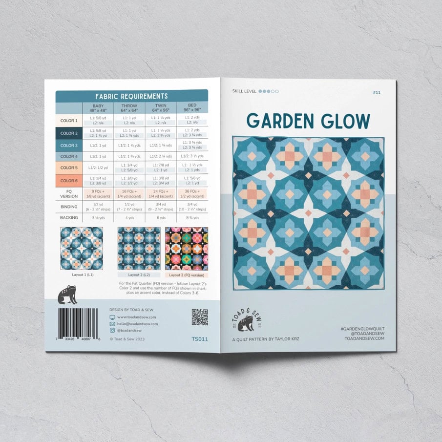 Toad & Sew - Garden Glow Quilt Pattern - Image 2