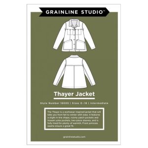 Grainline Thayer Jacket Pattern, Sizes 0-18 and 14-30