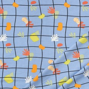 Gridscape Bamboo Terry in Periwinkle