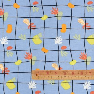 Gridscape Bamboo Terry in Periwinkle - Image 4