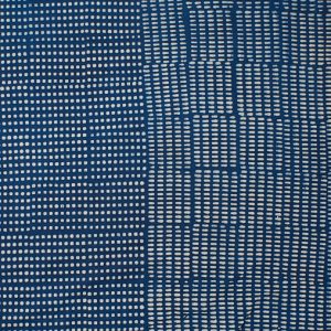 Indian Block Print Cotton in Hopscotch Indigo - Image 8