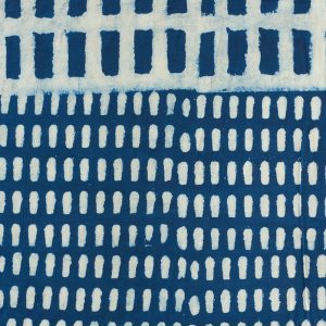 Indian Block Print Cotton in Hopscotch Indigo - Image 5