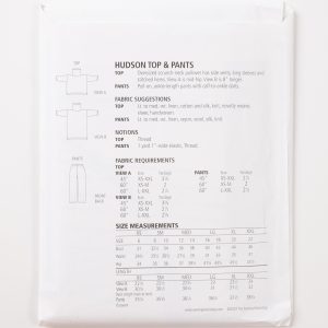 The Sewing Workshop Hudson Top & Pants Pattern - Image 5