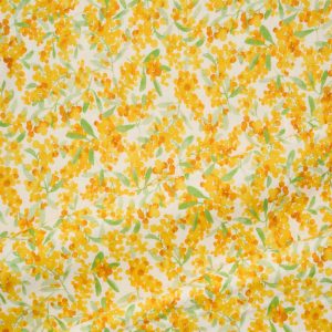 One Flower Double Gauze in White