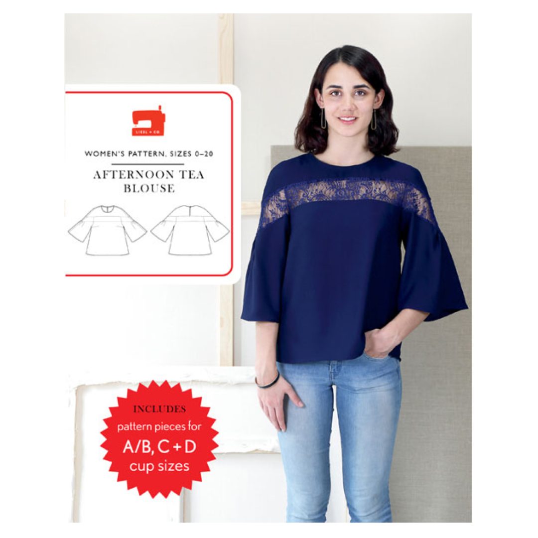 Liesl + Co. Afternoon Tea Blouse Pattern