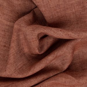 Lino Shot Linen in Red Rock