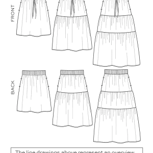 True Bias Mave Skirt Pattern - Image 3