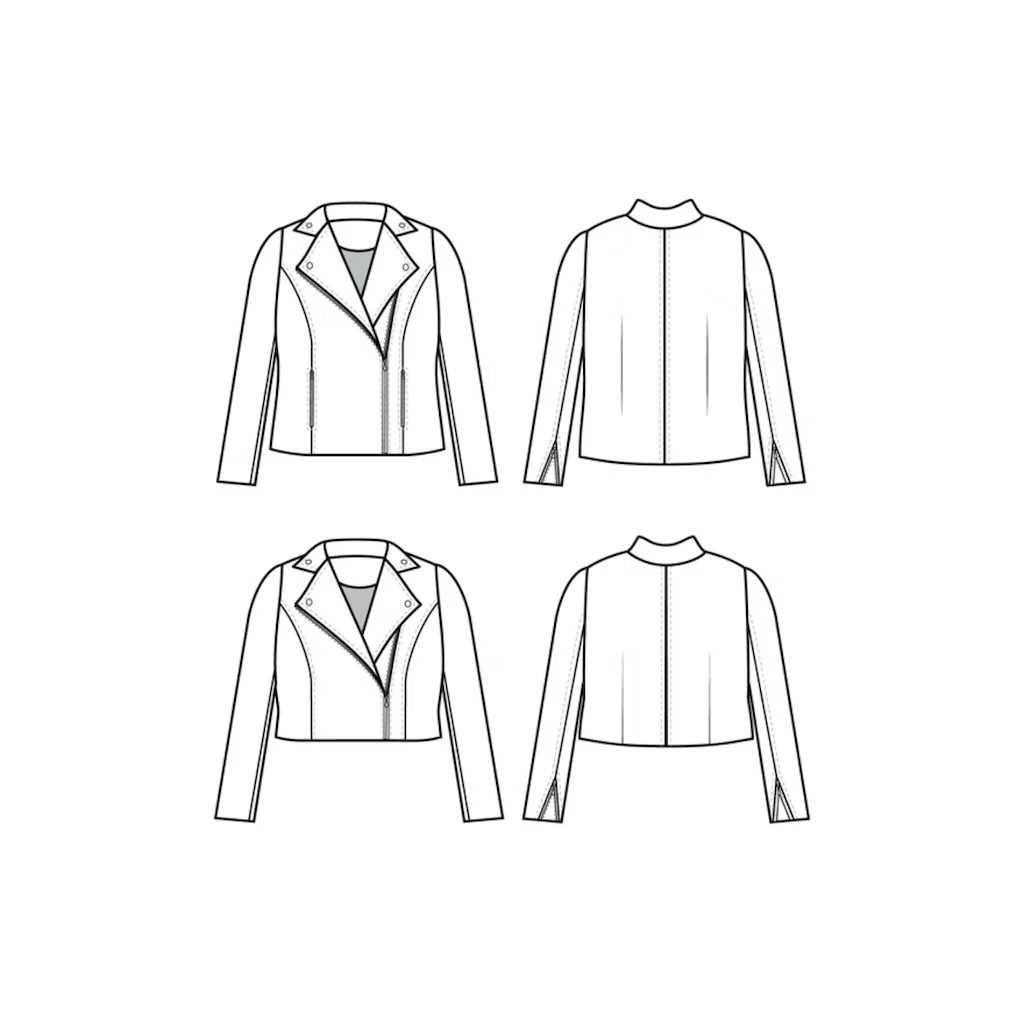 Cashmerette Canton Moto Jacket - Image 2