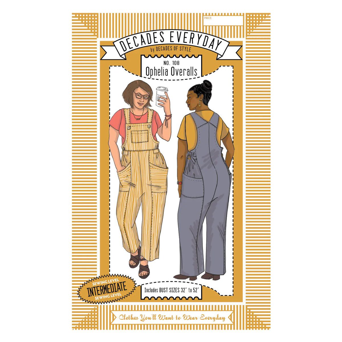 Decades of Style No.108 Ophelia Overalls