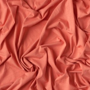 Organic Cotton Jersey in Terracotta - Image 5
