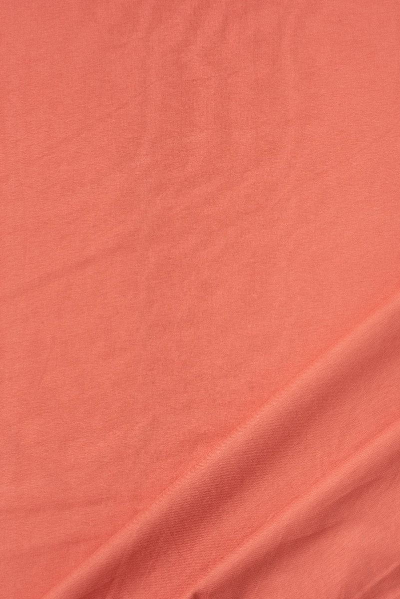 Organic Cotton Jersey in Terracotta