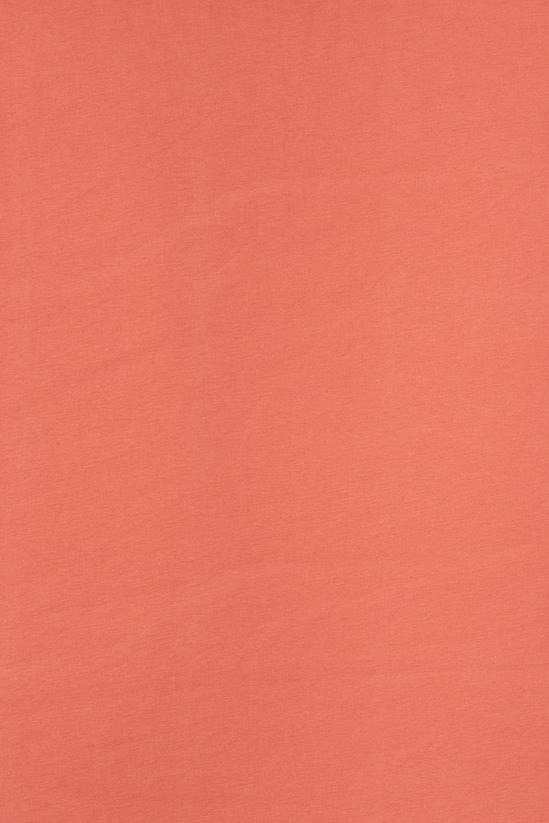 Organic Cotton Jersey in Terracotta - Image 3