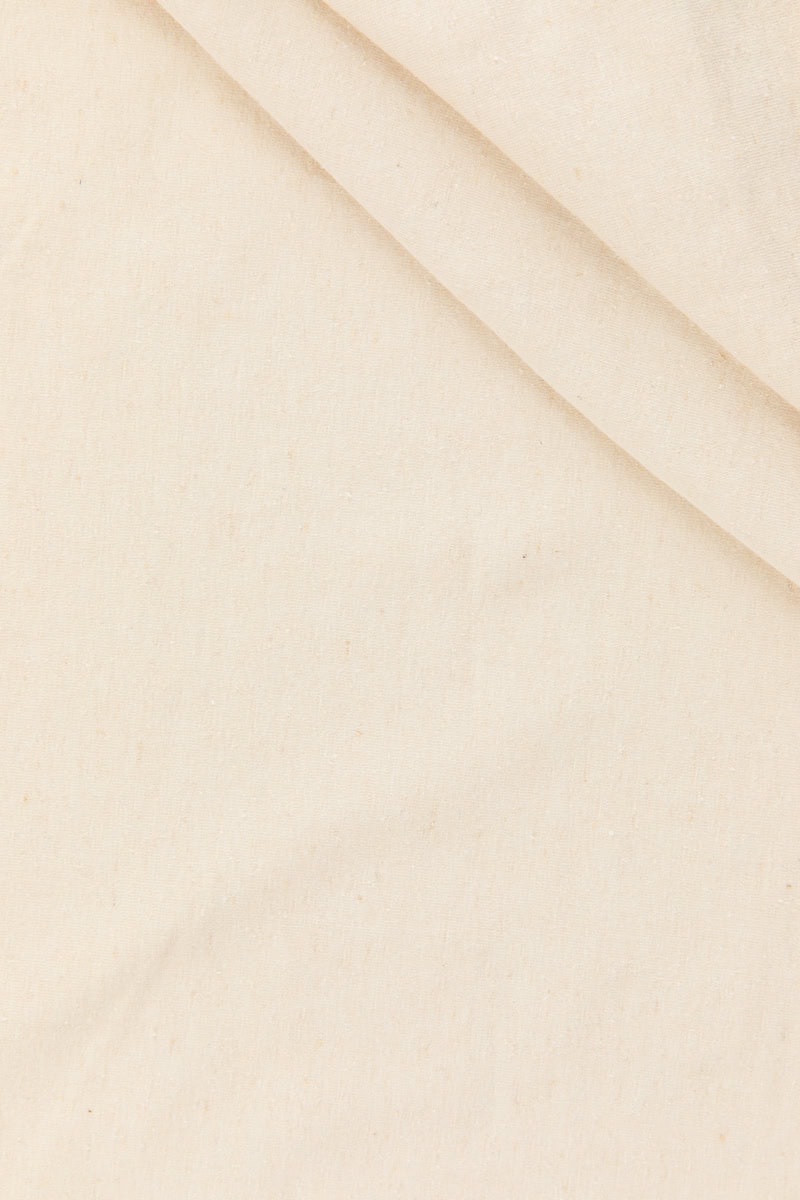 Organic Hemp Cotton Jersey in Natural