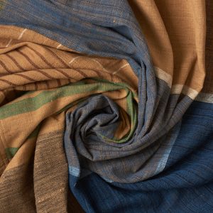 Patchwork Cotton in Brown - Image 3