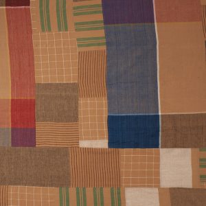 Patchwork Cotton in Brown - Image 2